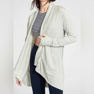 Athleta Open Front Cardigan Grey